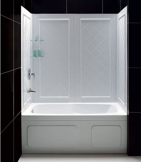 The acrylic shell is similar to the material used in many tub and <b>shower</b> units but is a thinner layer of acrylic. . Lowes bathtubs and shower combo